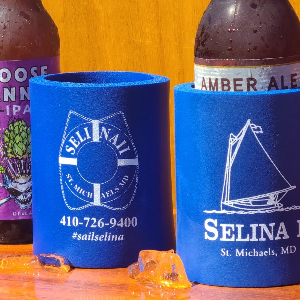Sail Selina custom koozies and coozies